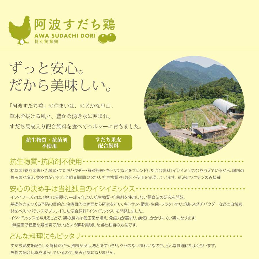 【定期便3回】阿波すだち鶏 もも肉 2kg