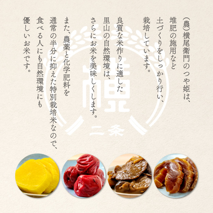 横尾衛門のつや姫 白米 20kg【新米 お米 白米 精米 特別栽培米 低農薬 低化学肥料 ブランド米 つや姫 20kg 1袋】