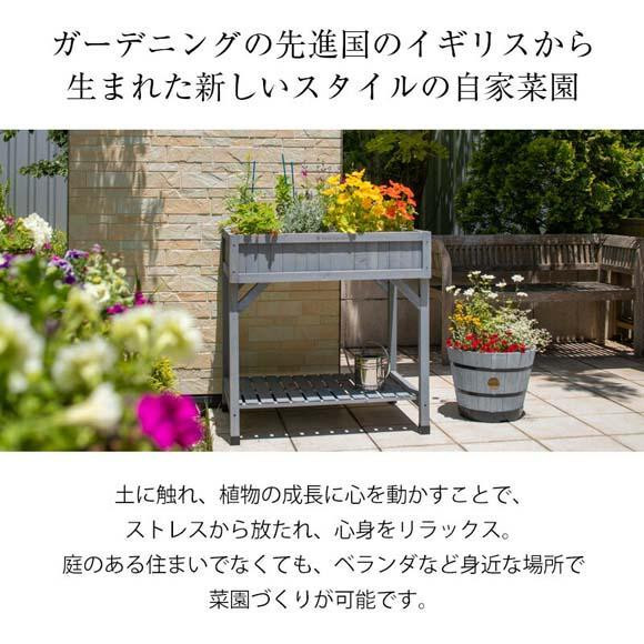57936500 レイズドベッド ハーブプランター グレイウォッシュ