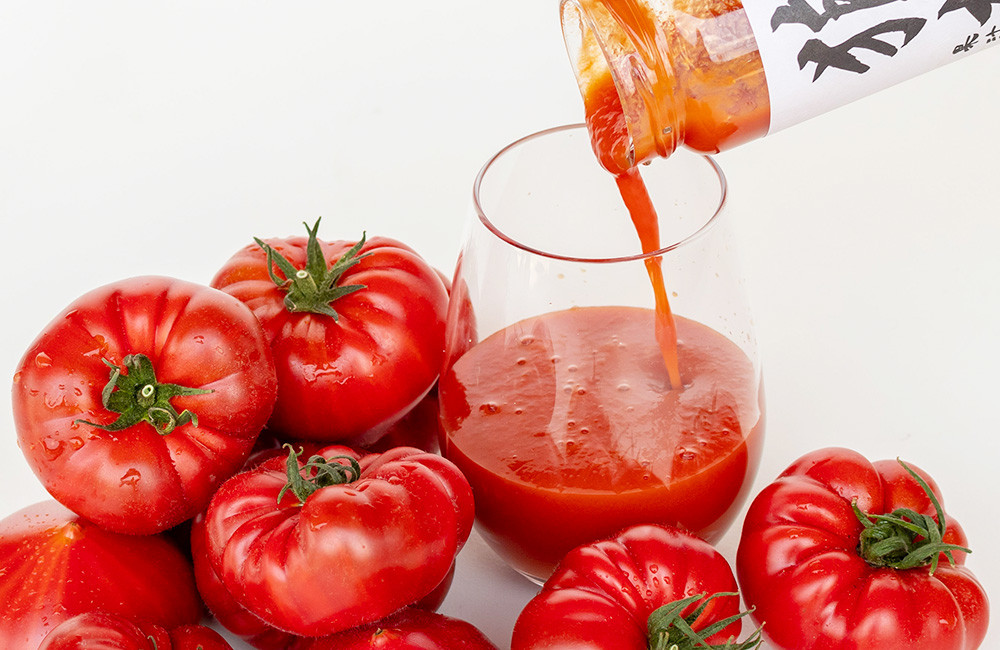 【無塩・無添加】最高級トマトジュース!四万十育ち「狼桃果汁」 糖度12度以上 松タイプ5本 Fdf-05 /フルーツトマト しまんと 高知 贈答 ギフト プレゼント 贈り物 御年賀 お歳暮 お中元 お取り寄せ 熨斗 料理 カクテル