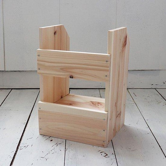 【ひのき香る工作キット】ミニブックスタンド【木作り工房こだかさ】 [ATAT008]