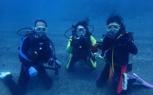 海陽町の海で初級スクーバダイビングライセンス取得! ダイビング ライセンス 取得 チケット カアナパリ 国際ライセンス BSAC 体験 スクーバダイビング スキューバダイビング 四国 徳島 徳島県 海陽 海陽町