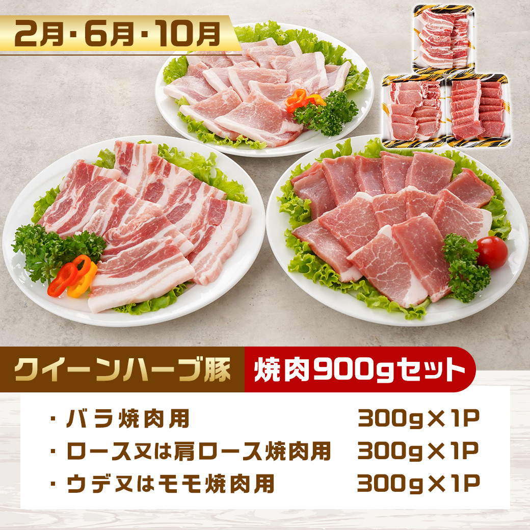 「クイーンハーブ豚」のいろいろ定期便(5ヶ月)_TAA5-2901_(都城市) ブランドポーク しゃぶしゃぶスライス ミンチ バラ焼肉 肩ロース焼肉 とんかつ 生姜焼き 肉巻き ミルフィーユカツ 定期便