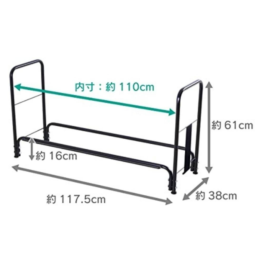 タイヤラック ワイドタイプ カバー付き 燕三条製 [川口工器]【045S008】