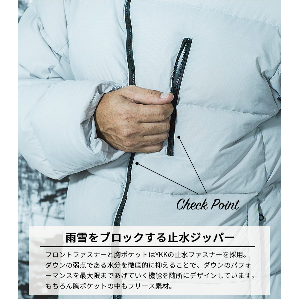 ＜UNISEX＞北海道ダウン：RETAR NUY/レタールヌイ［SOY/ソイ］DOWN PARKA ［KHAKI/XLサイズ］