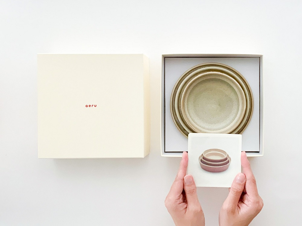 【aeru】 ベビー食器 大谷焼の こぼしにくい器 3点セット ｜  離乳食 赤ちゃん 子ども 子供