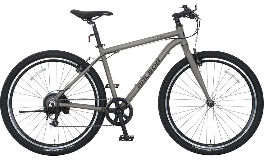 143-004 バルボアセイス2025モデル(丸石サイクル)マットウォームグレー