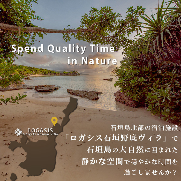 ロガシス石垣野底ヴィラ 宿泊及びサービス利用券3千円分【沖縄県 石垣島 宿泊券 アクティビティ 四輪バギー カヤック BBQ 国内旅行 リゾート ホテル 旅 旅行 宿泊補助券 観光】LG-4