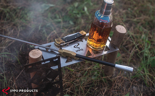 火吹き棒《IPPOPRODUCTS》IBUKI B.C.（イブキ ビーシー）アウトドア キャンプ ソロキャンプ キャンプ用品 ギフト 贈り物 おすすめ 人気 ファイヤーブラスター 焚き火 焚火 ギア 道具 デザイン シンプル コンパクト 軽量 伸縮式 日本製 国産 ファミリーキャンプ グランピング BBQ バーベキュー 広島県福山市/池田鉄工有限会社[BAEI005]