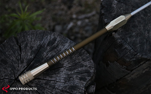 火吹き棒《IPPOPRODUCTS》IBUKI B.C.G.（イブキ ビーシージー）アウトドア キャンプ ソロキャンプ キャンプ用品 ギフト 贈り物 おすすめ 人気 ファイヤーブラスター 焚き火 焚火 ギア 道具 デザイン シンプル スタイリッシュ コンパクト 軽量 伸縮式 日本製 国産ファミリーキャンプ グランピング BBQ バーベキュー 広島県福山市/池田鉄工有限会社[BAEI014]