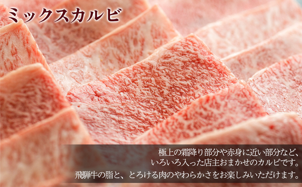 【年内順次発送】A5 飛騨牛 ミックスカルビ& A5飛騨牛もも赤身焼肉 520g(260g×2)【冷凍】 年内配送 年内発送 年内に届く 年内お届け 冷凍配送 もも 飛騨牛 下呂温泉 おすすめ 牛肉 肉 和牛 赤身 人気 ブランド牛 肉ギフト 国産 贈答品 焼き肉用 ギフト 和牛 21000円