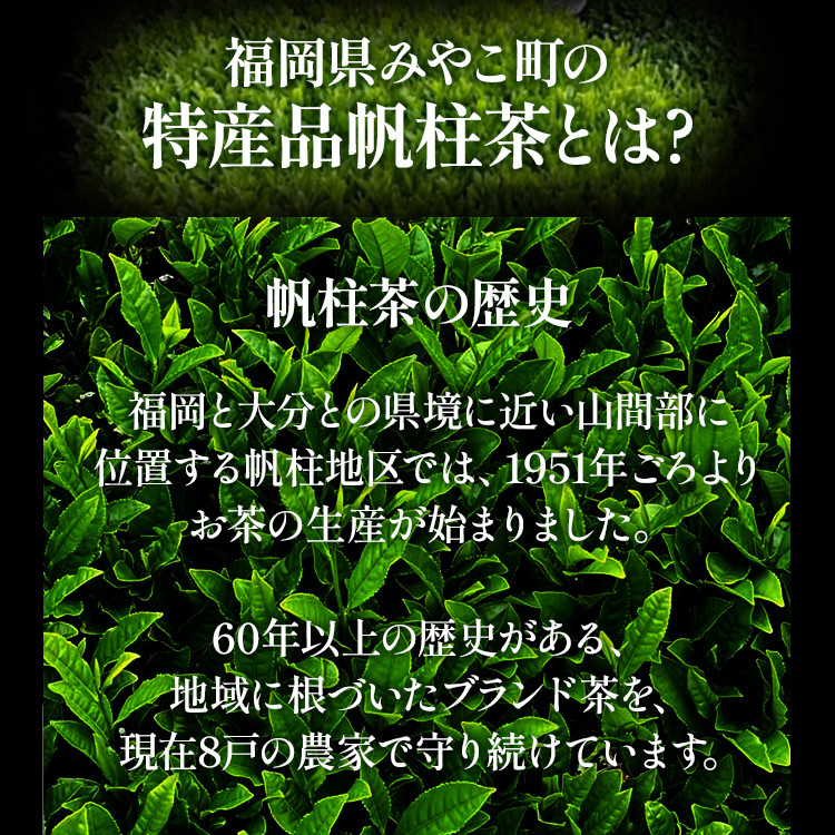 <銘茶みやこ町特産・帆柱茶>和紅茶ティーバッグ(12袋入)×3パック 福岡県 お茶 紅茶 日本茶 ティーバッグ お土産 伝統 茶葉