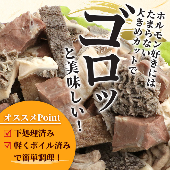 石垣島産 黒毛和牛 新里牛 ホルモンミックス(500g×2) 合計1kg SZ-23
