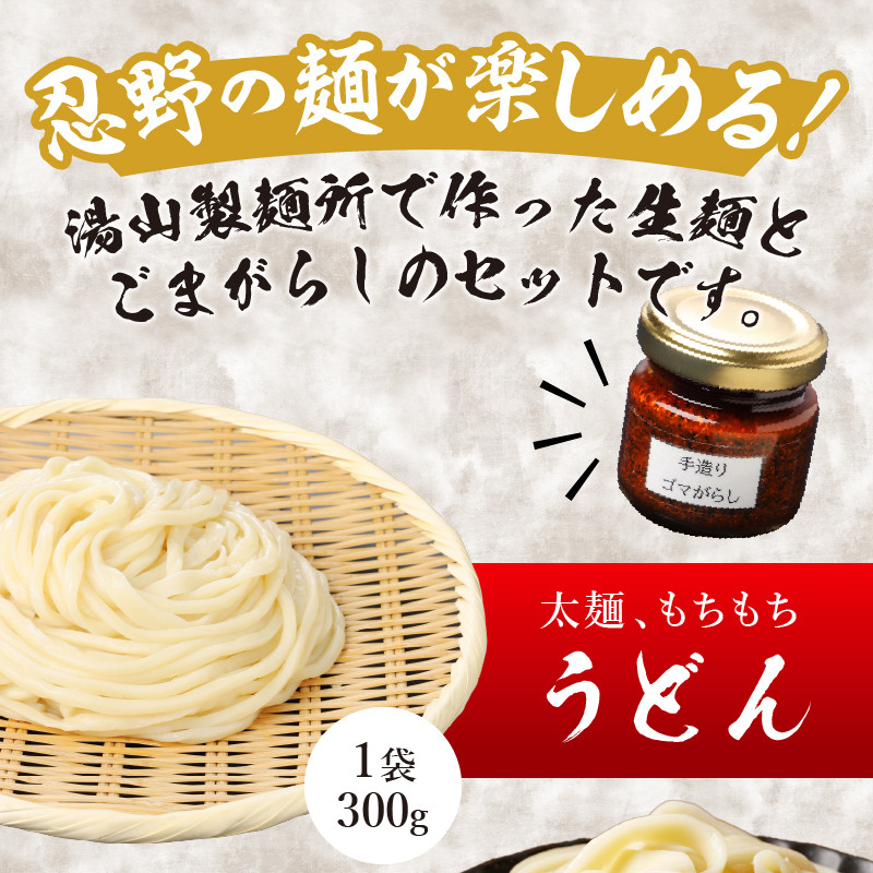 富士山の流水で作る忍野の生麺3セット（約52人前）+ごまがらし1瓶※離島へのお届け不可※着日指定送不可