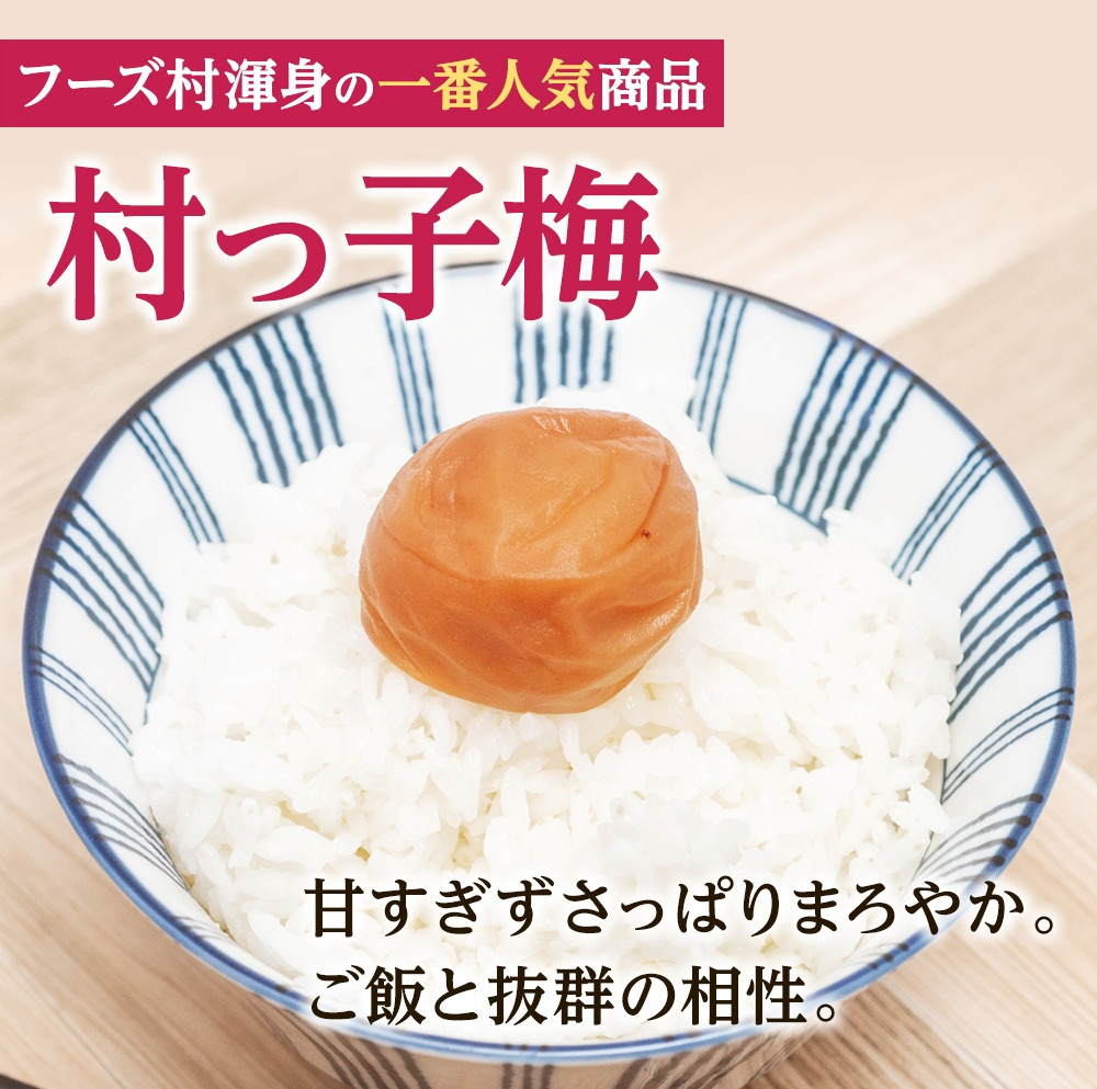 紀州南高梅 村っ子梅(塩分約8%)400g×6 はちみつ梅干し / 和歌山 梅干し 田辺市 紀州南高梅 南高梅 梅干 梅 うめ お歳暮 お歳暮プレゼント お祝い 肉厚 お米 おにぎり 焼酎 梅酒 健康 はちみつ入り 減塩 塩分控えめ ご飯のお供【fuz021-1】