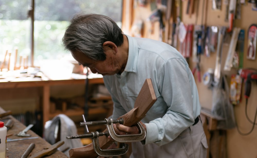 【ギター】S.Tsuji　P-1 Model《南砺の逸品》