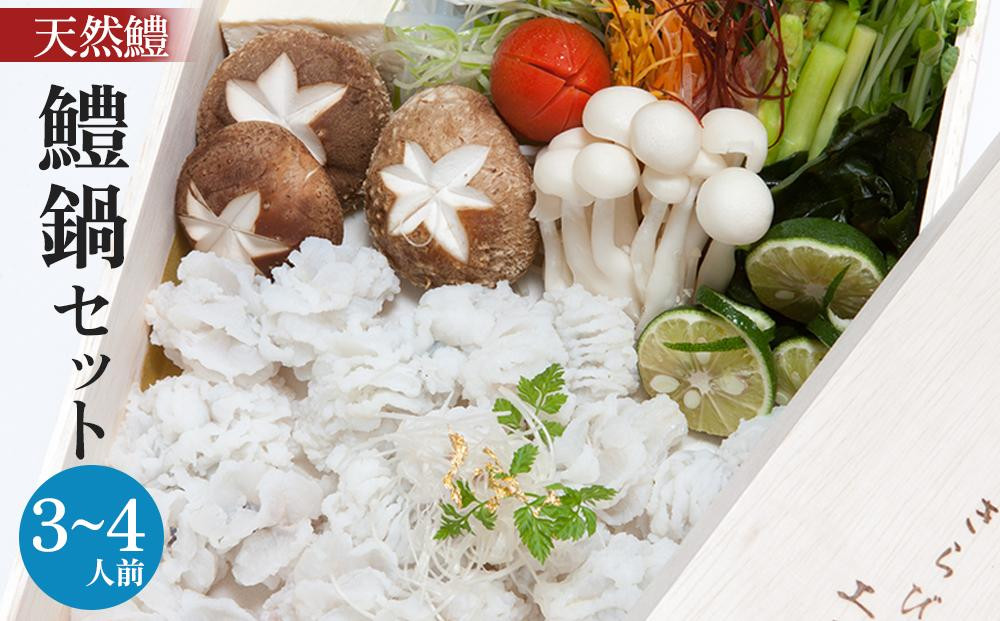 【漁獲量全国トップクラス】天然鱧鱧鍋セット(3~4人前)
