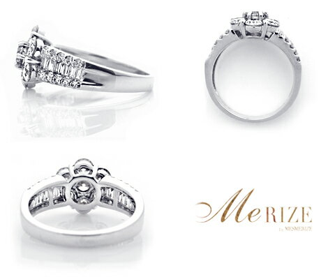 指輪 天然 ダイヤモンド 2.0ct SIクラス パヴェ Amandeアマンド【pt950】r-239(KRP)Z320-1410【リング 指輪 ジュエリー プラチナ ギフト】