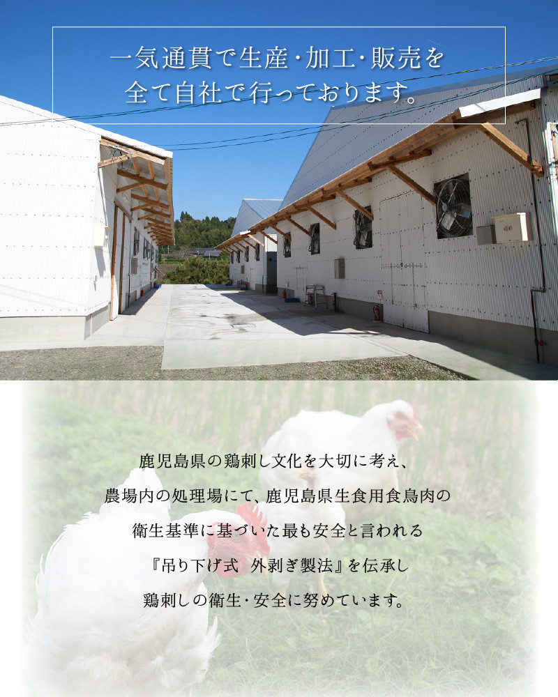 085-08 「さつま極鶏大摩桜」鶏刺し8パックセット