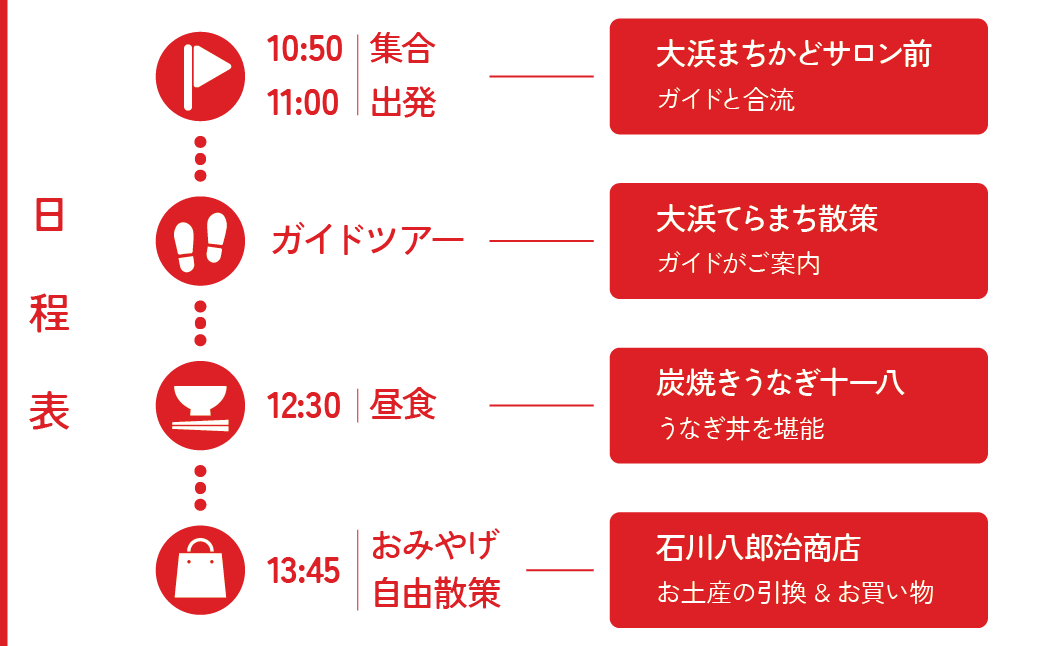【へきなん日帰りガイドツアー2名様プラン】醸造文化と歴史を感じる大浜てらまち散策と地元みりんの贅沢うな丼ランチ 体験チケット 食事券 体験 愛知県 うなぎ 蒲焼 寺院 歴史 H186-005
