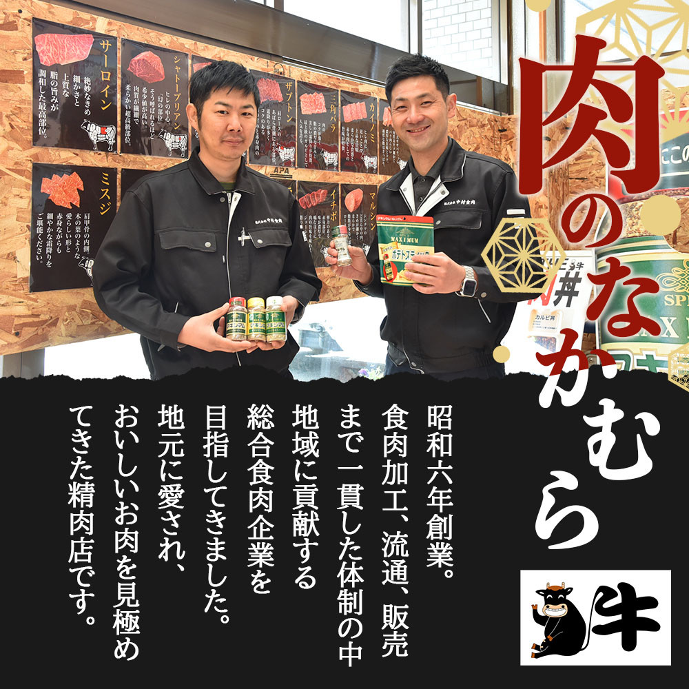 <宮崎県産黒毛和牛(経産牛)ヒレステーキ4枚>(計約600g・約150g×4P)マキシマムスパイス(小袋)付き 国産 九州産 牛肉 精肉 ヒレ フィレ 赤身 希少部位 ステーキ 焼肉 アウトドア 調味料 お祝い 誕生日 結婚記念日 贈り物 ギフト 冷凍食品【MI025-nk】【中村食肉】