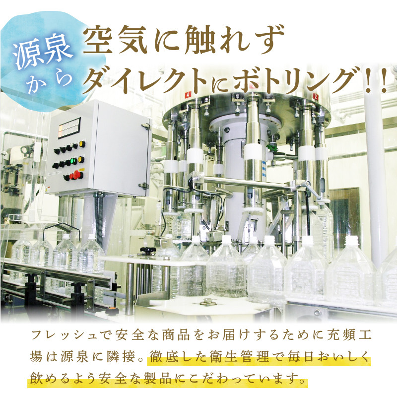 ＜観音温泉＞飲む温泉　観音温泉　2L　(6本入)　2ケース　定期便　6ヶ月　毎月 [水 2L 温泉水 飲む温泉水 国産 6本  2ケース料理 シリカ ミネラルウォーター 常温保存 備蓄 静岡 伊豆 下田市]