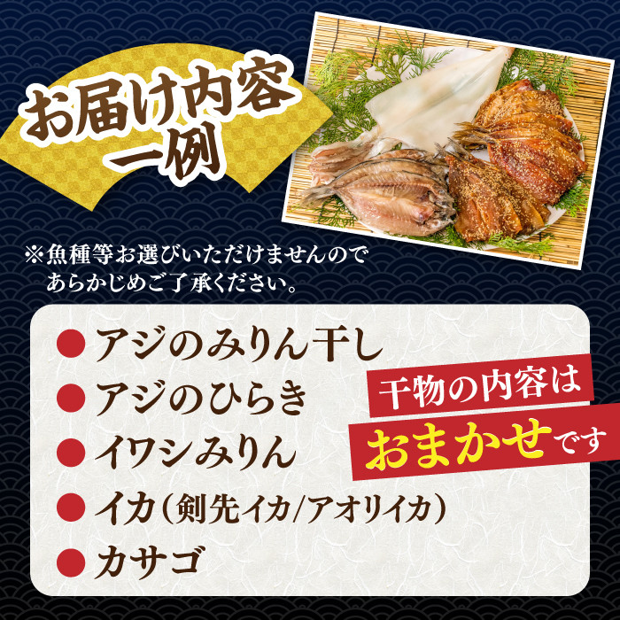 ひものや つかもとの旬のおまかせ干物詰め合わせ《竹》 【合同会社 塚元】[JDR002] 干物 ひもの おまかせ 詰め合わせ あじ いわし みりん干し 壱岐 魚 アジ イワシ イカ カサゴ  23000 23000円 