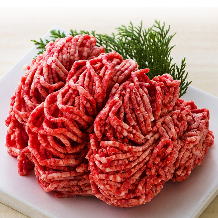 鹿児島県産 黒毛和牛 100% ミンチ 700g(約350g×2P) A4等級以上!細引き 粗挽き 対応可!冷凍 小分け 国産 黒毛和牛 の 挽き肉 は ハンバーグ にもオススメ【A-676H】