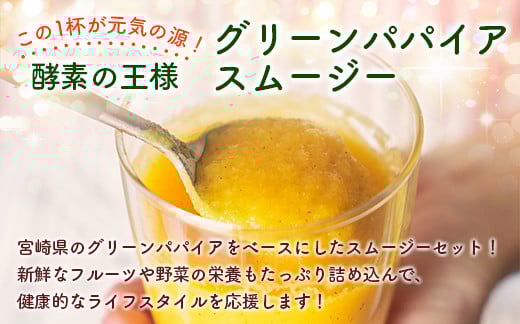 南国酵素スムージー グリーンパパイア 200ml×12本 全6種 宮崎県産