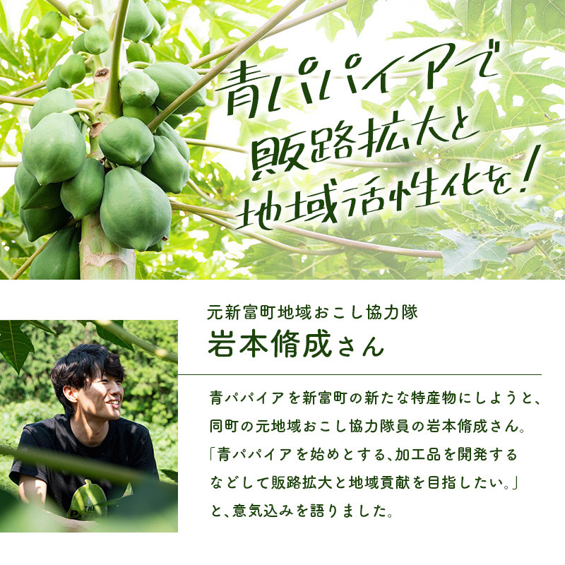 宮崎素材の手作りカヌレ！3種ミックスタイプ＆パパイア果実茶【A246】