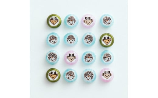 あめ 『ならこばこ』 大仏あめ・鹿あめ 5点セット  飴（ソーダ味 抹茶味 いちご味） ギフト 組み飴 奈良県 奈良市 I-186