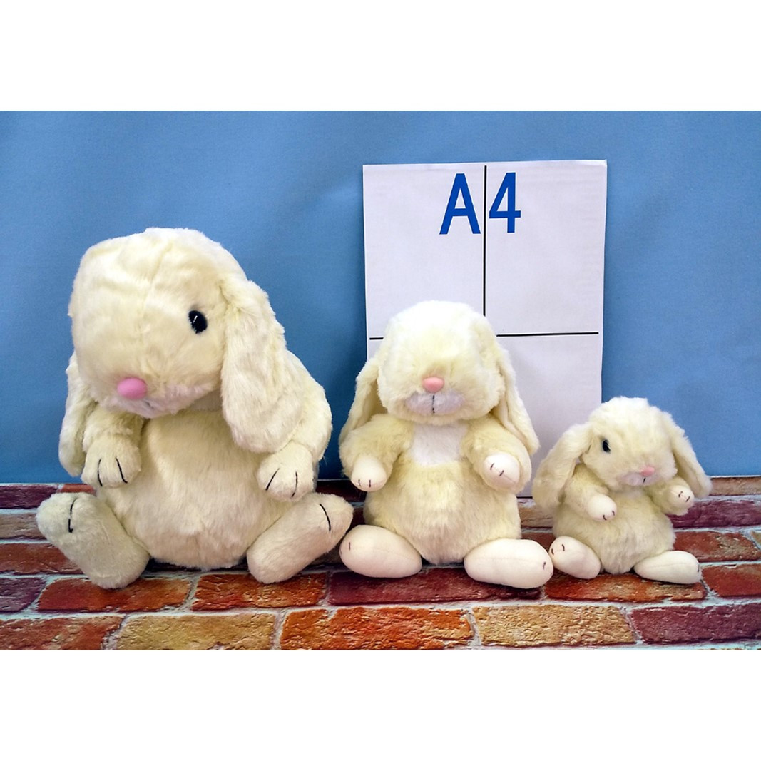 縫いぐるみ動物 ロップイヤー うさぎ Lサイズ ぬいぐるみ 動物 アニマル うさぎ ウサギ ロップイヤー たれ耳 フワフワ ふわふわ かわいい おもちゃ 誕生日 お祝い プレゼント ギフト 新宿 東京 大きい 0045-003-S05