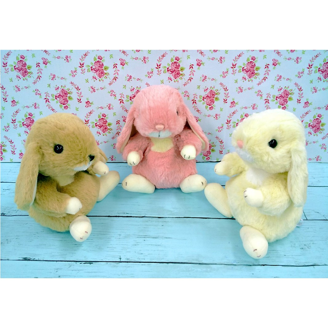 縫いぐるみ動物 ロップイヤー うさぎ Mサイズ ぬいぐるみ 動物 アニマル うさぎ ウサギ ロップイヤー たれ耳 フワフワ ふわふわ かわいい おもちゃ 誕生日 お祝い プレゼント ギフト 新宿 東京 0045-002-S05