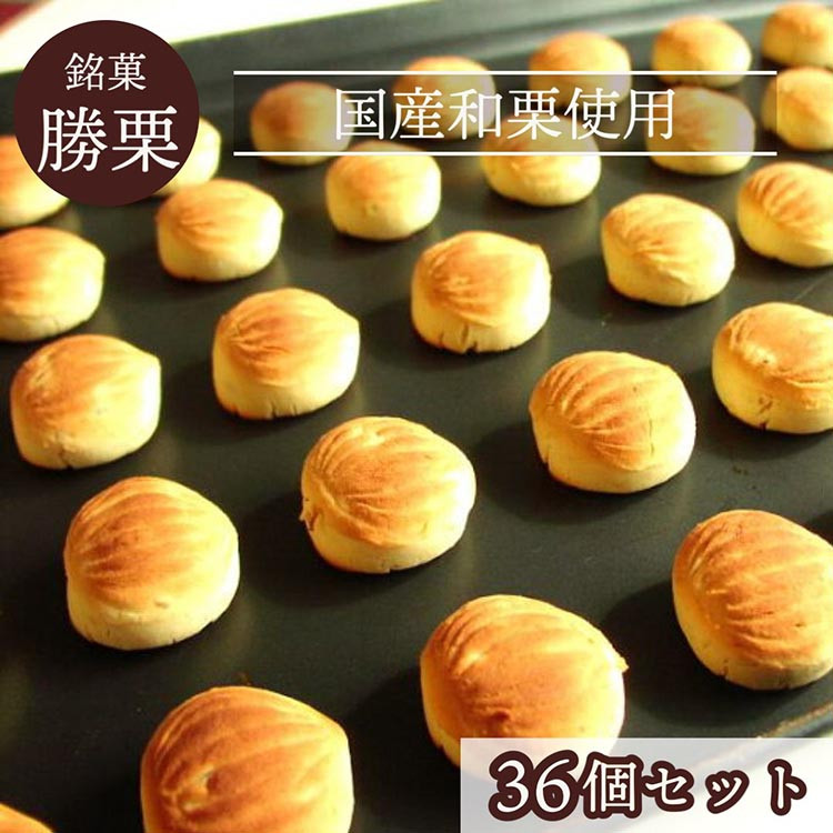 京都の縁起菓子「勝栗」36個セット | スイーツ 和菓子 焼菓子 必勝祈願 白あん 和栗 ギフト 贈答 お中元 お歳暮 父の日 母の日 敬老の日 プレゼント