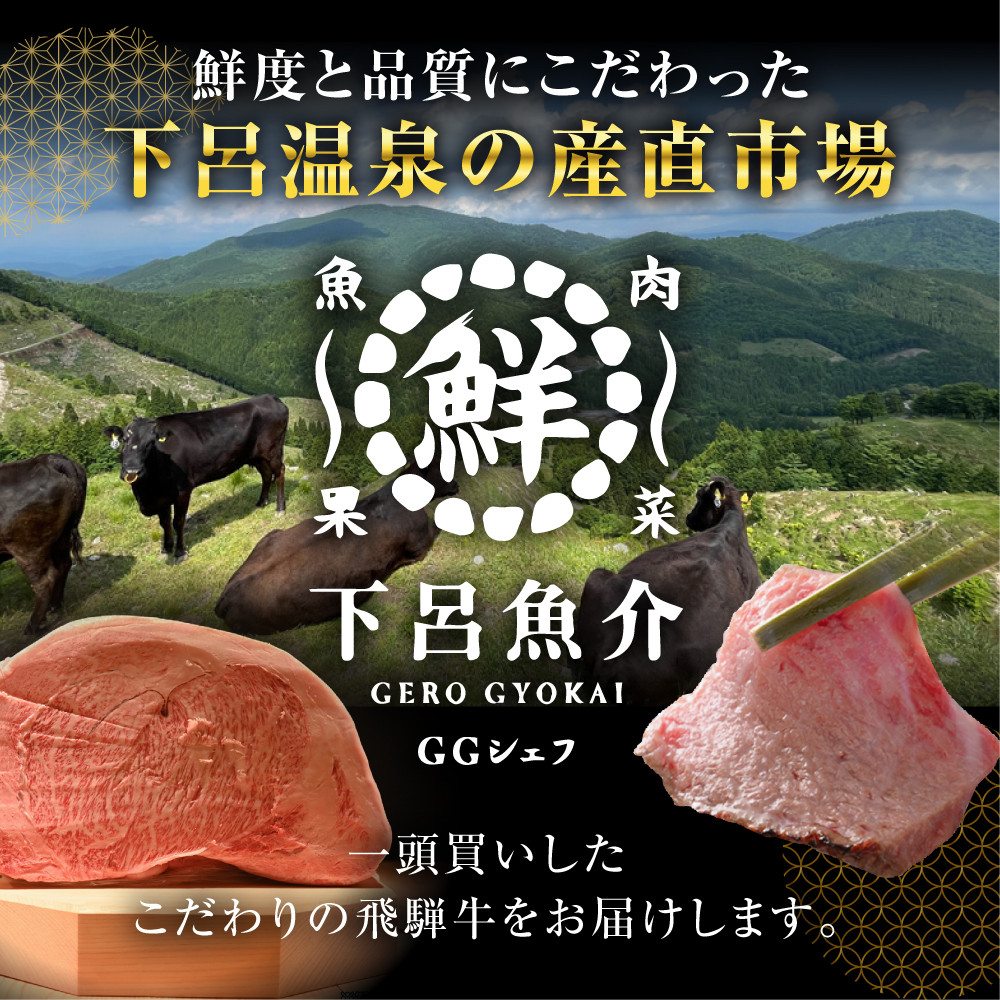 飛騨牛 煮込み用 スネ肉切り落とし 1kg（500g×2）冷蔵 牛肉  ブランド牛 牛 下呂市 GGシェフ 下呂魚介