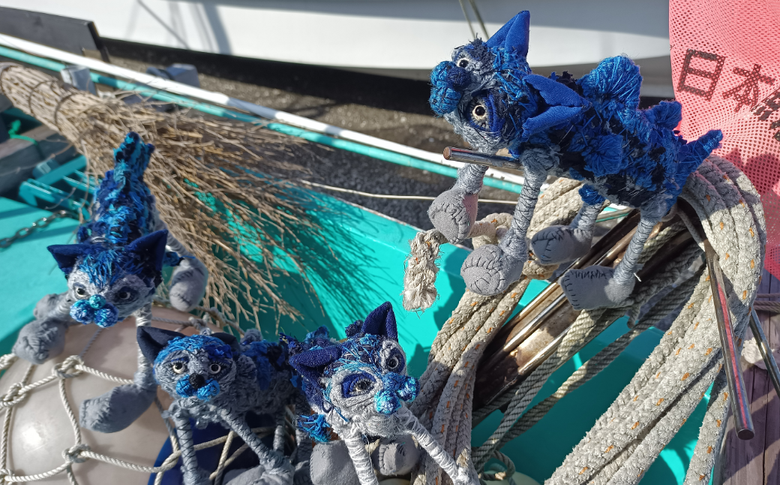 【医美同源】まぐろねこ ぬいぐるみ(ハンドメイド) M117-002