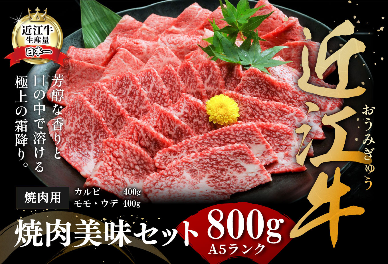 近江牛 A5 ランク 焼肉 美味 セット 800g 【げんさん】【DG10W】(近江八幡市 近江牛 ブランド 和牛 カルビ 赤身 近江牛 焼肉 人気 近江牛 BBQ 赤身 リピート多数 霜降り 神戸牛 松阪牛 に並ぶ 日本三大和牛 近江牛 おすすめ 限定 近江牛 極上 近江牛)