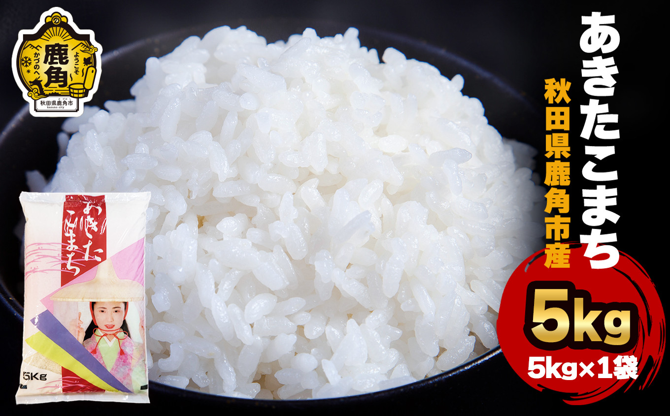令和7年産 秋田県鹿角産 あきたこまち 5kg 【ハンサム侍】米 お米 白米 精米 県産米 国産米 秋田県 あきた 鹿角市 鹿角 送料無料 