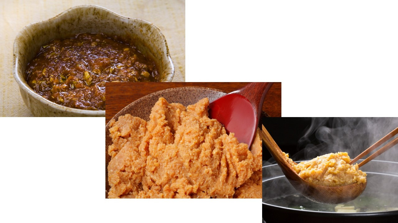 3種の天然醸造生味噌&3種のごはんのお供セット