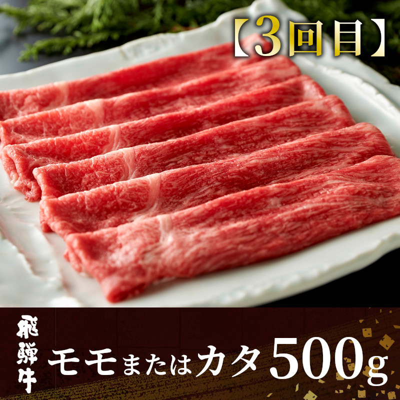 飛騨牛 定期便 全3回 すき焼き しゃぶしゃぶ ステーキ 焼肉 BBQ ロース カタロース ロースステーキ サーロインステーキ モモ カタ 贅沢 贈り物 3ヶ月 定期 おすすめ 選べる 人気 飛騨 ブランド牛 養老ミート