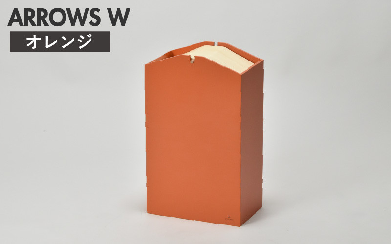 職人が仕上げた木製ゴミ箱「ARROWS W」ホワイト [C-13502a] /おしゃれ インテリア ナチュラル ゴミ箱 木製 日本製 15L 袋が見えない シンプル ヤマト工芸 福井県鯖江市