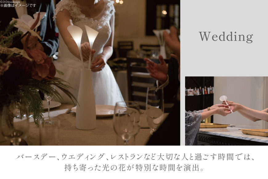 照明 インテリア Bouquet/single set 白色 [ビー・アンド・プラス 埼玉県 小川町 240] ライト 花 オシャレ 花束