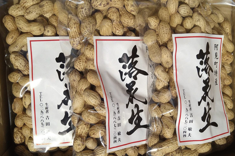 茨城県阿見町産 落花生 中手豊 300g×3袋入り【ピーナッツ おつまみ 殻付き 国産 阿見町 茨城県】(04-27)