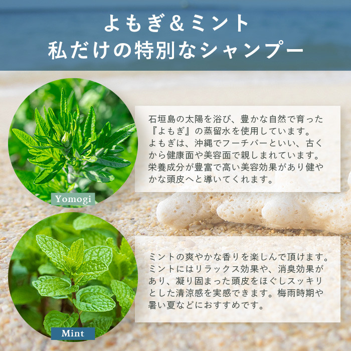 オーガニックオンリーシャンプー よもぎ&ミント (パウチタイプ) 【 美容 石鹸 オーガニック 無添加 】 OR-2