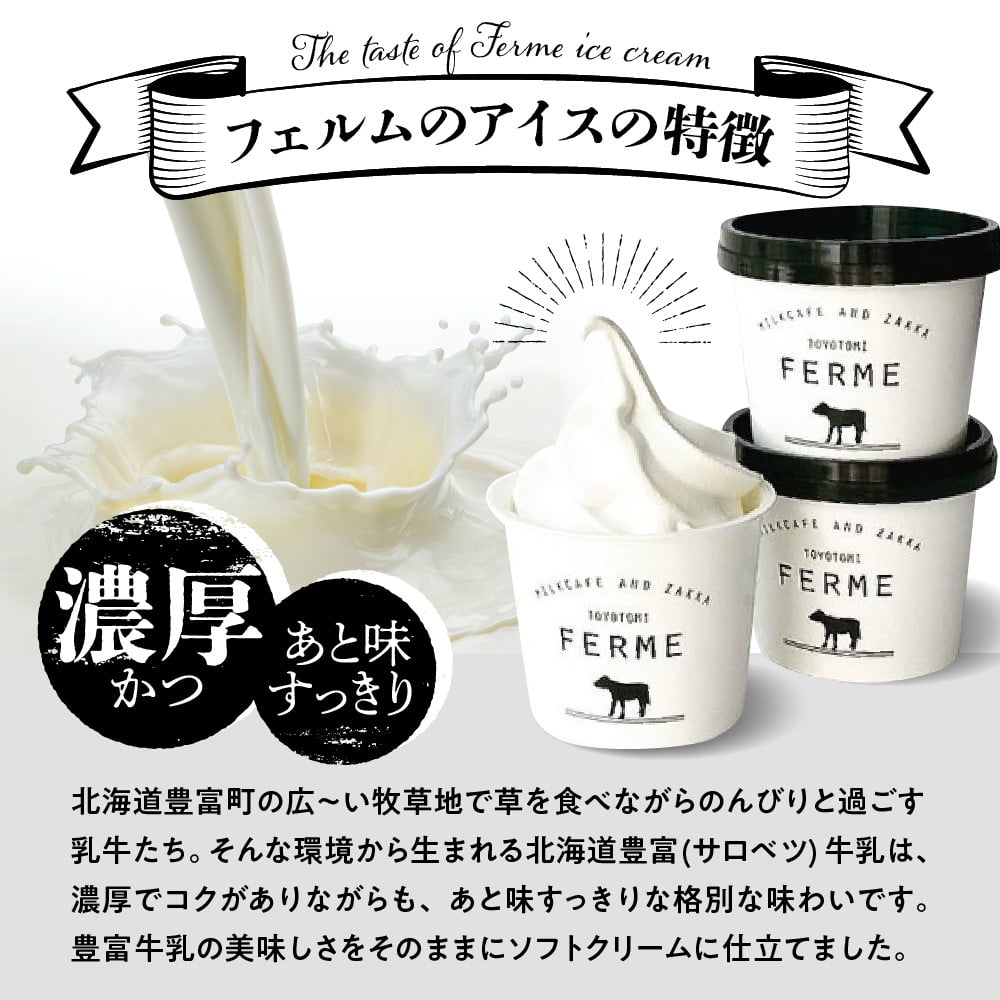 【2025年12月配送】とよとみ牛乳ソフトクリーム【季節のミックス1種類 120ml×12個】