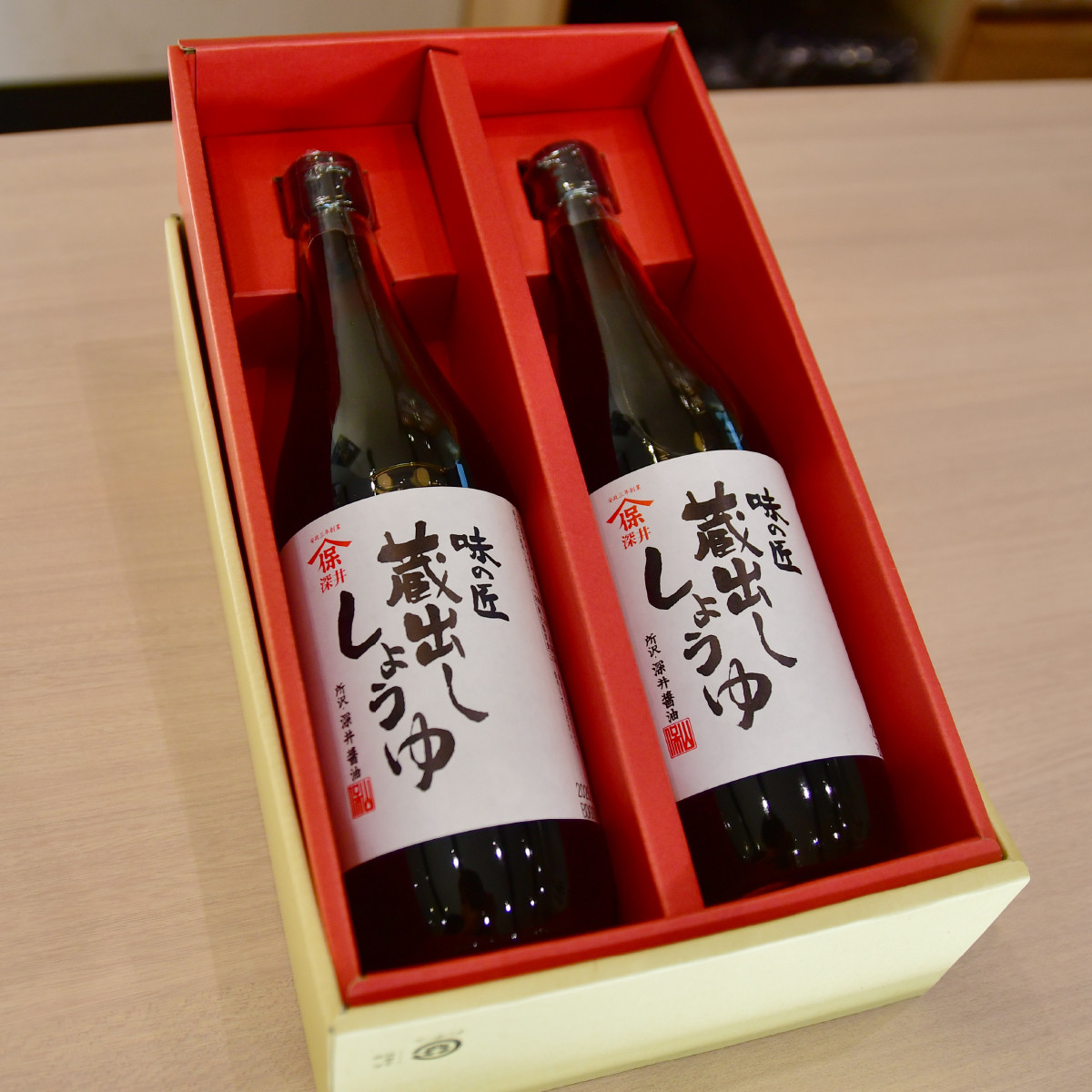 蔵出ししょうゆ 720ml×2本 | 醤油 しょうゆ しょう油 かけしょう油 つけしょう油 大豆 調味料 味付け 料理 冷ややっこ 焼き魚 刺身 瓶 瓶詰め おいしい おすすめ 贈答品 深井醤油 埼玉県 所沢市