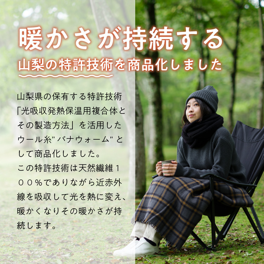 光吸収発熱ウール「ウォームファーム 5X3リブ消臭靴下」(ブラウン)