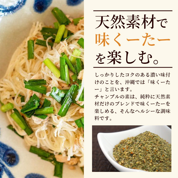 チャンプルの素 60g 袋入×2袋【 沖縄県 石垣市 石垣島 調味料 万能 石垣島産 】PN-5