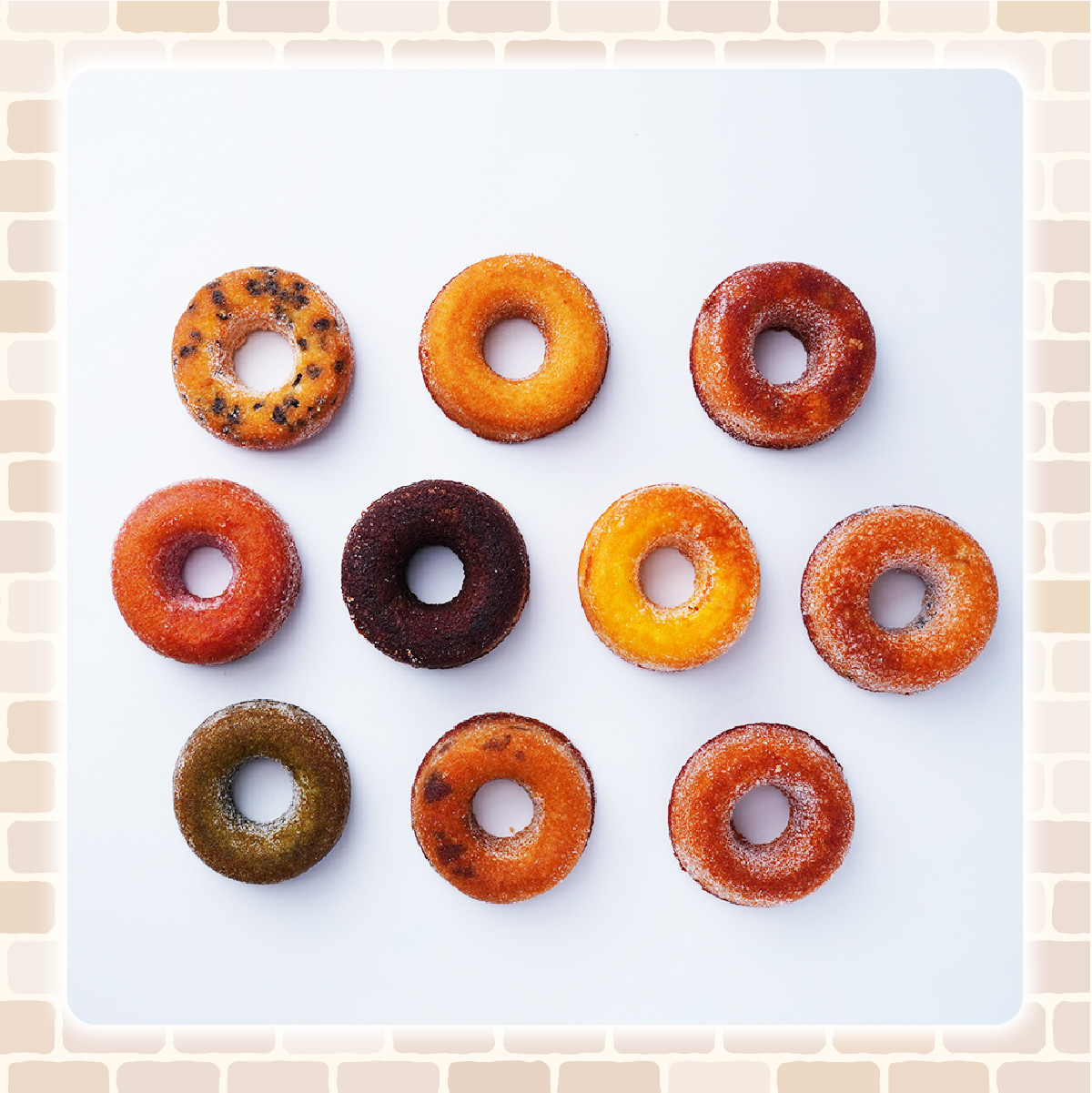 焼きドーナツ 10種10個セット エミール | ドーナツ 洋菓子 お菓子 おやつ ギフト 贈答 贈り物 プレゼント 個包装 小分け スイーツ emile プレーン ショコラオレンジ メイプル 抹茶 チョコレート イチゴ レモン ラムレーズン カフェ プラリネ トロピカル チョコバナナ 栗 芋 おすすめ 埼玉県 所沢市