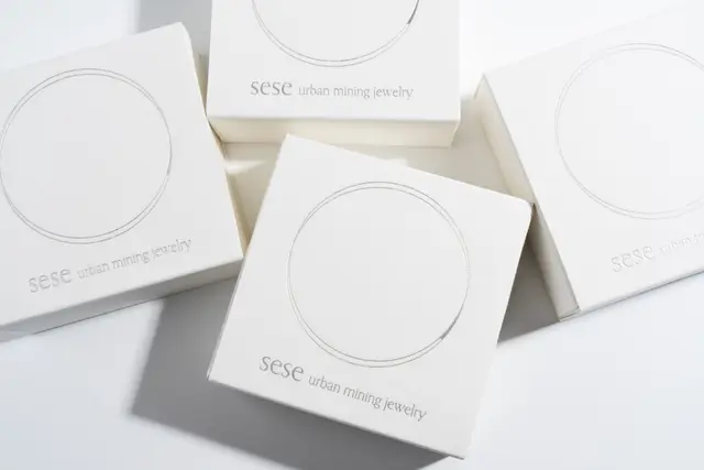 プラチナ フローラインペンダント つや消し仕上げ sese urban mining jewelry ネックレス ジュエリー レディース アクセサリー